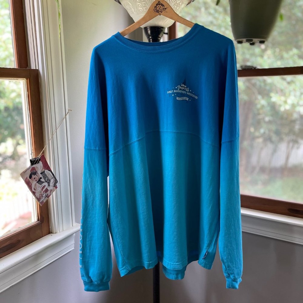 Rare Limited Blue Ombre Disney Spirit Jersey